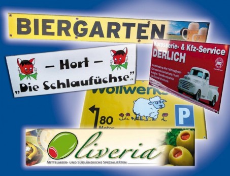 Beispiel Außenwerbung